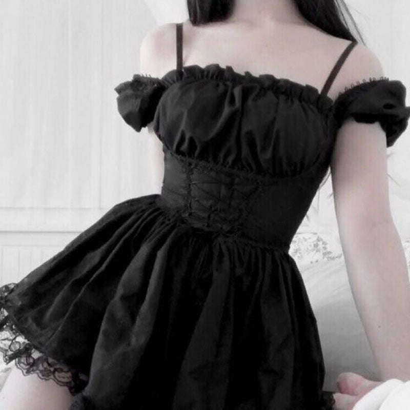 CC21011DG Y2K Sweet Mini Lolita Dress