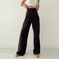 High Waist Straight Long Trousers CC21172PF